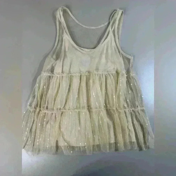 Tops - Fairy Babydoll Camisole American Eagle Women’s Small Sequin